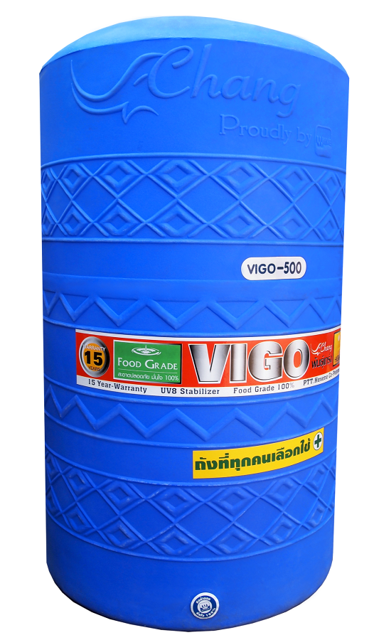 VIGO (วีโก้) สีน้ำเงิน 500-5000 ลิตร + ชุดลูกลอย