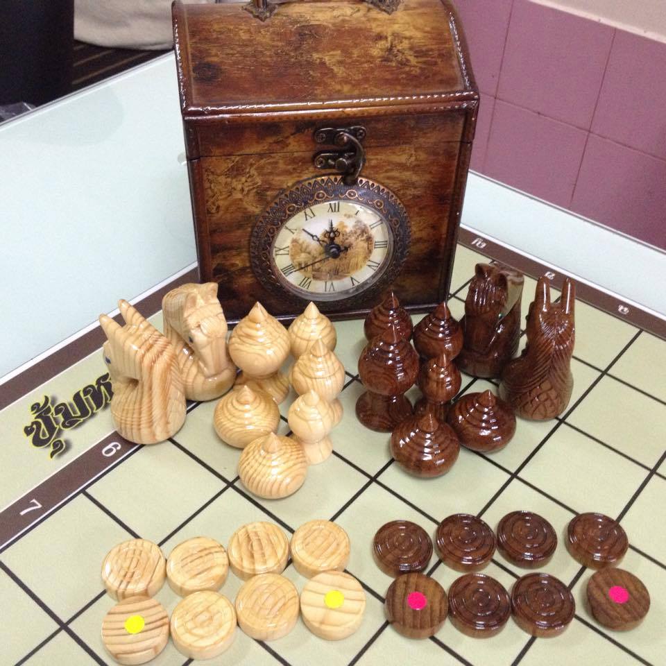 ตัวหมากรุกไทยไม้รุ่นสุดยอดเซียน