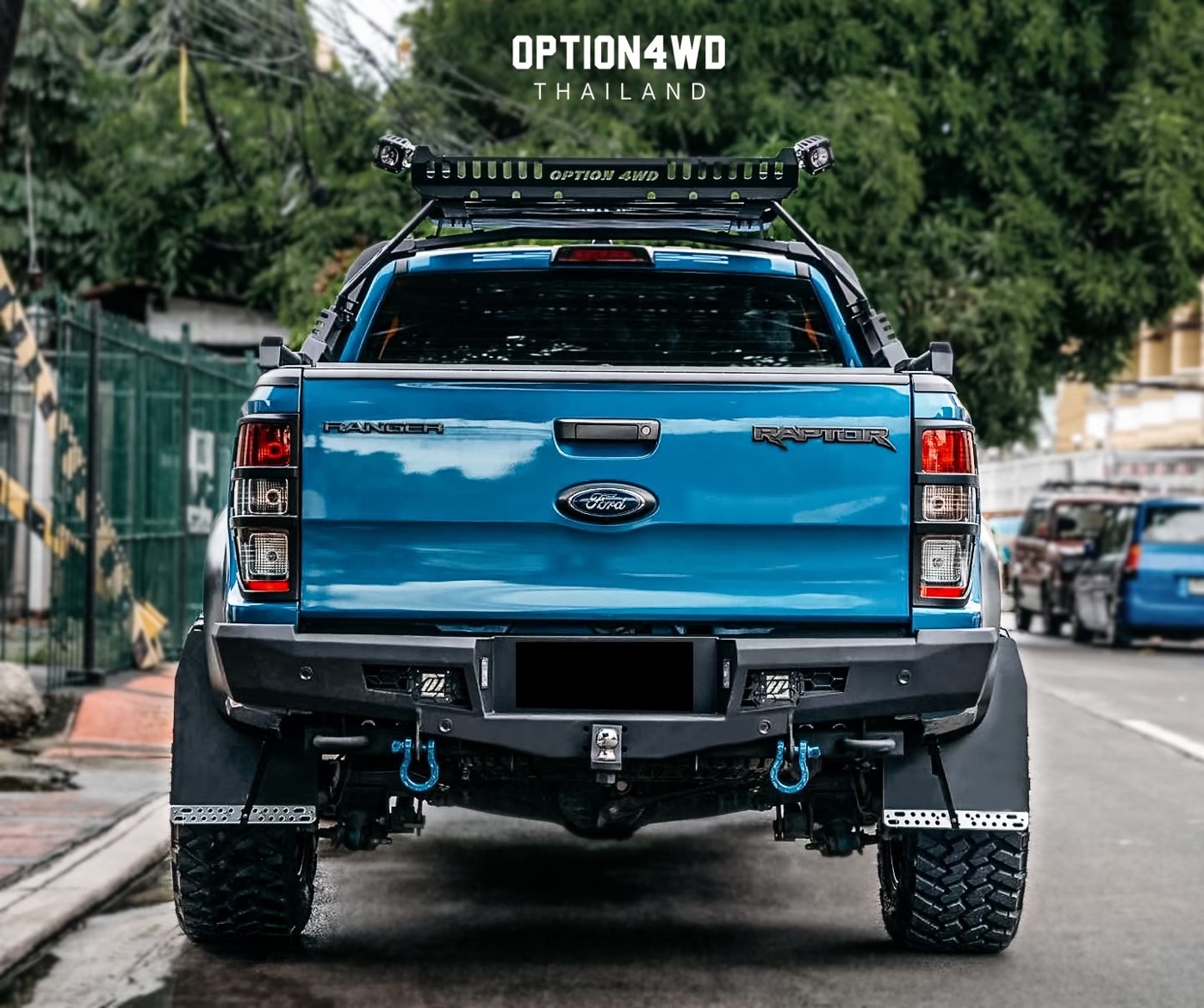 กันชนท้าย OP-FIGHTER Option4WD สำหรับ Ford Raptor Next Gen