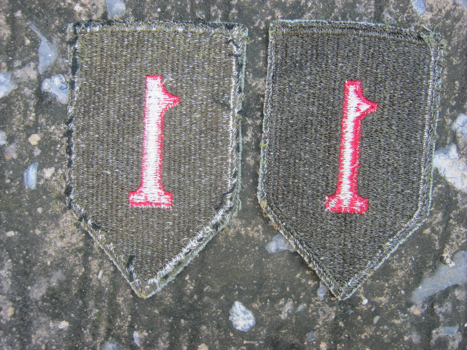 อาร์มหน่วยกองพลทหารราบที่ 1 กองทัพสหรัฐฯ 1st Infantry Division patch