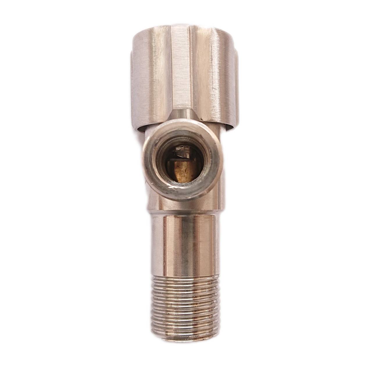 วาล์วฝักบัว 4หุน ฝังกำแพง สต๊อปวาล์ว วาล์วเปิด-ปิดน้ำ ก๊อกน้ำสแตนเลส SUS 304