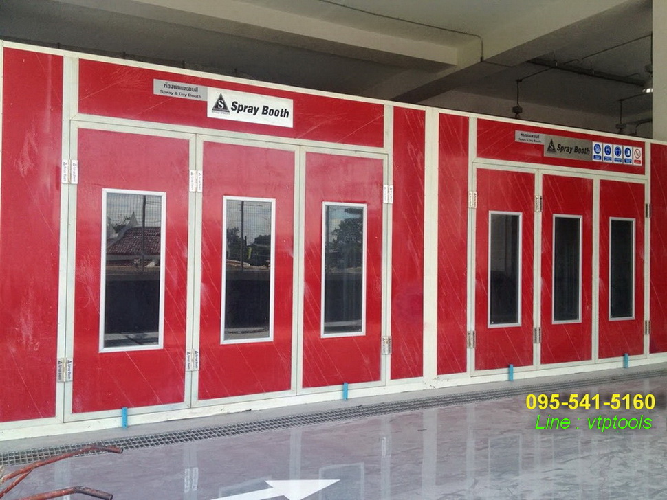 ห้องอบพ่นสีรถยนต์ ระบบอินฟราเรด รุ่น 8200i