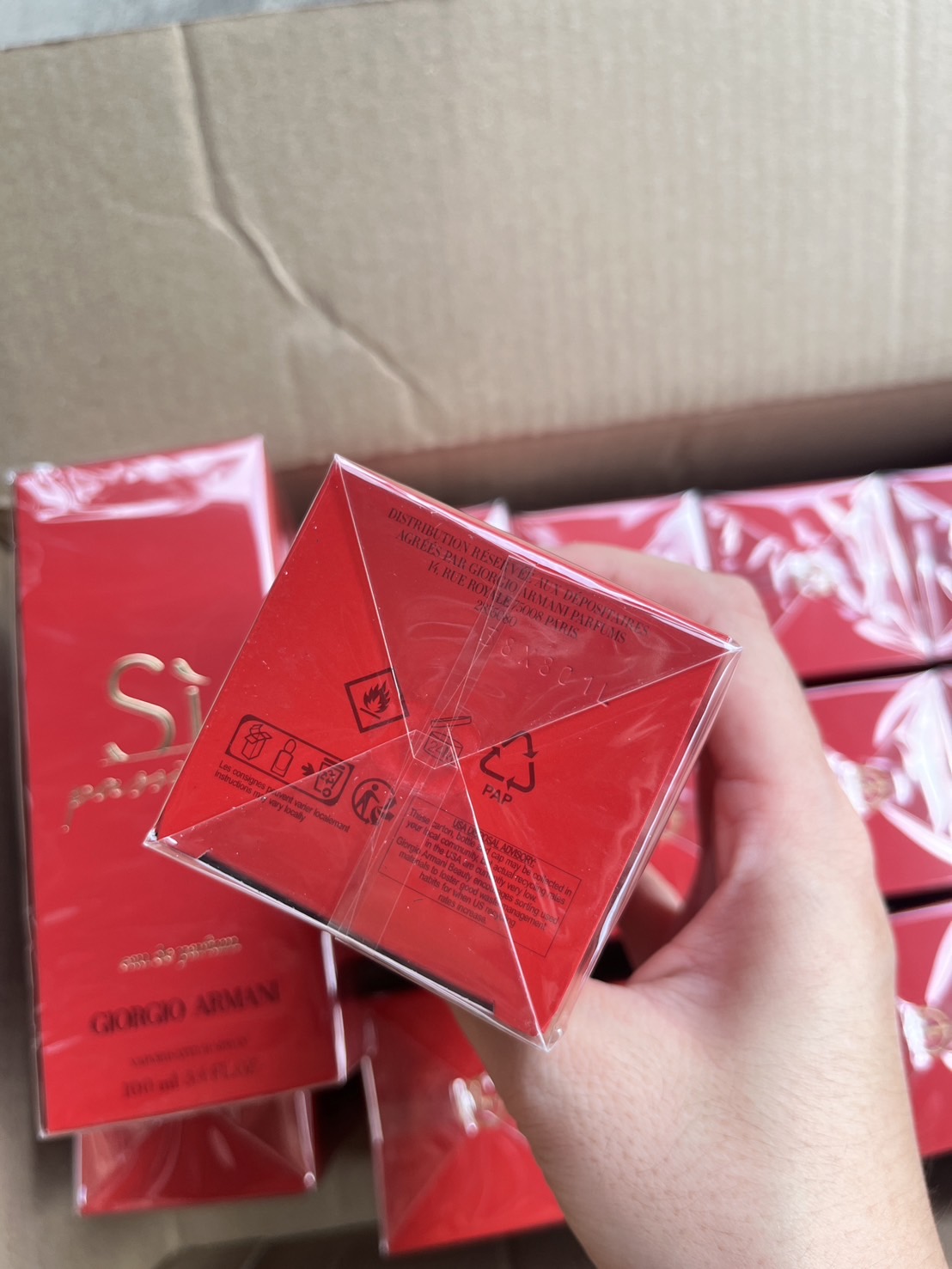 Giorgio Armani Si Passione Eau De Parfum 100ml. น้ำหอมของแท้ (1กล่อง)