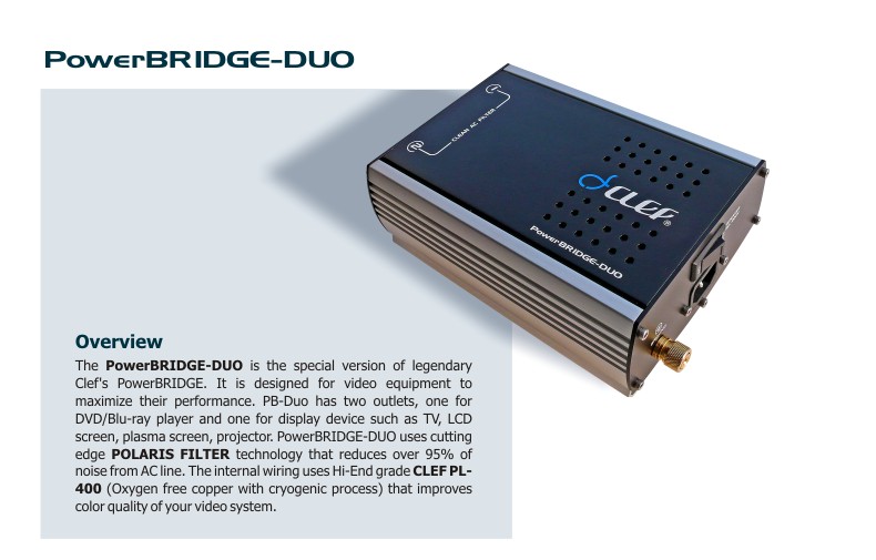 Clef PowerBridge Duo