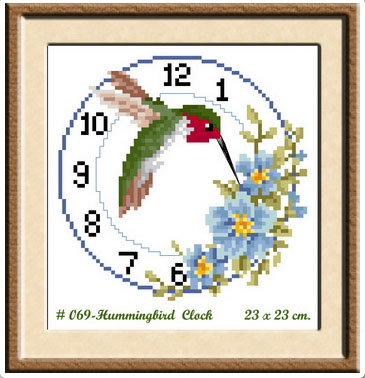 HUMMINGBIRD CLOCK