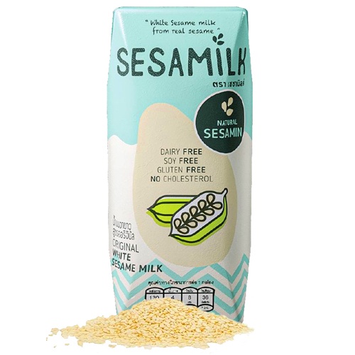 น้ำนมงาขาว 🥛 แท้ 💯% SESAMILK สูตรออริจินอล 😋อร่อย อุดมไปด้วยสารอาหารที่มีประโยชน์💪 แพ็ค 3 กล่อง‼️