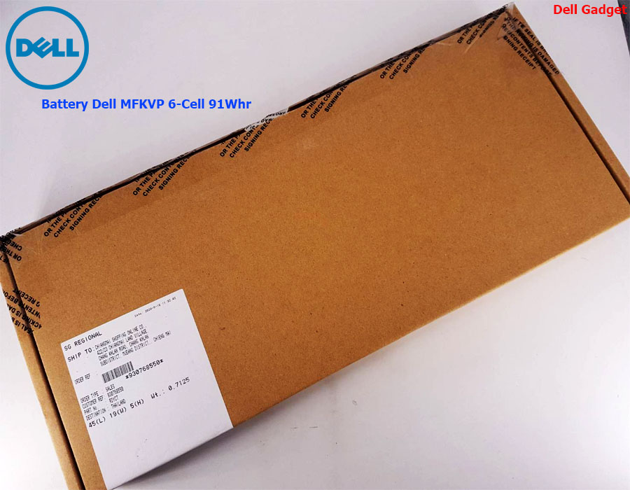 Battery Dell Precision 17 รุ่น 7710, 7720, 6-Cell, 91Whr แบตเตอรี่ MFKVP ของแท้รับประกันศูนย์ Dell Thailand On-site Service