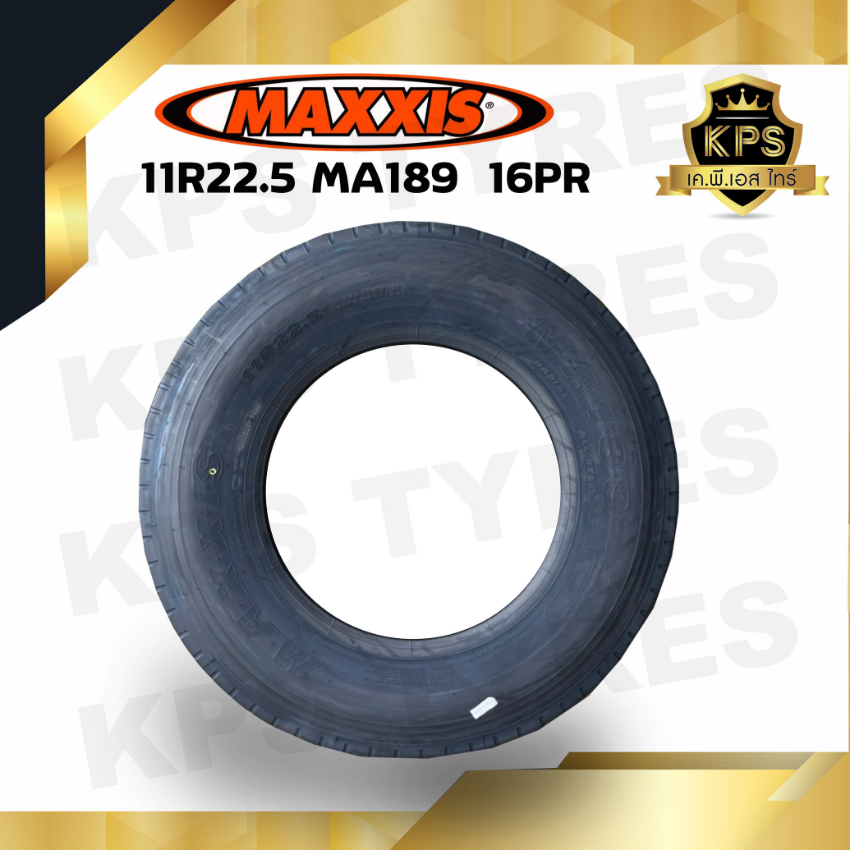 11R22.5 16PR ยี่ห้อ MAXXIS รุ่น MA189 ยางรถบรรทุกเรเดียล