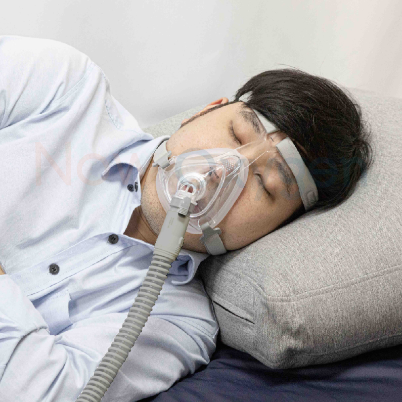 หน้ากากชนิดครอบจมูกและปากสำหรับเครื่อง CPAP Bipap (Yuwell Nasal Mask YF-01) มีขนาด S M L