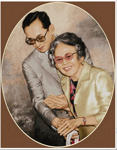 ดั่งดวงพระหฤทัย (สี-วงรี)