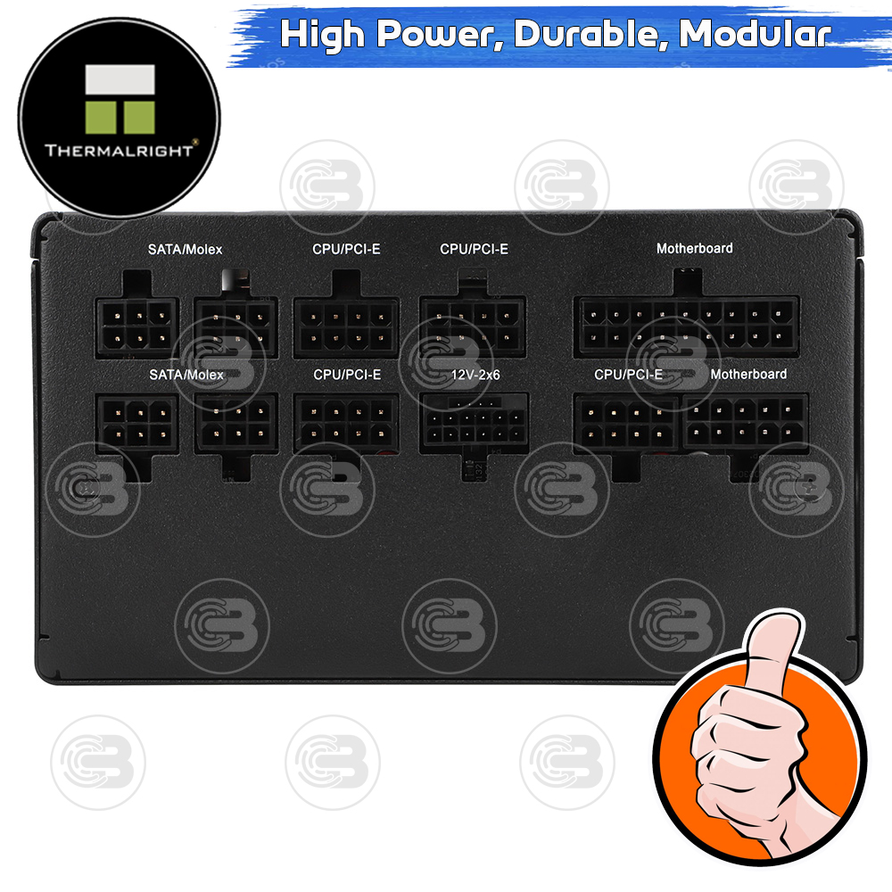 [CoolBlasterThai] Thermalright Power Supply 1000W 80 Plus Gold Full Modular (AG-1000) ประกัน 10 ปี