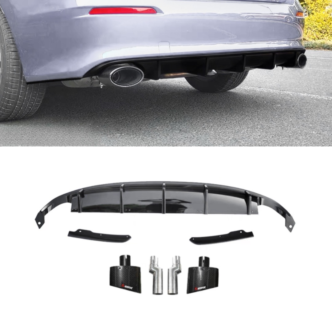 ชุดลิ้นหลัง ดิฟฟิวเซอร์ Civic FE 2022 พร้อมชุดท่อคู่