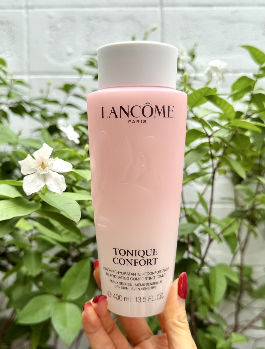 สูตรใหม่ Lancome Tonique Confort Comforting Facial Toner Eau de rose centifolia 24h D'Hydratation 400ml. (1ขวด)