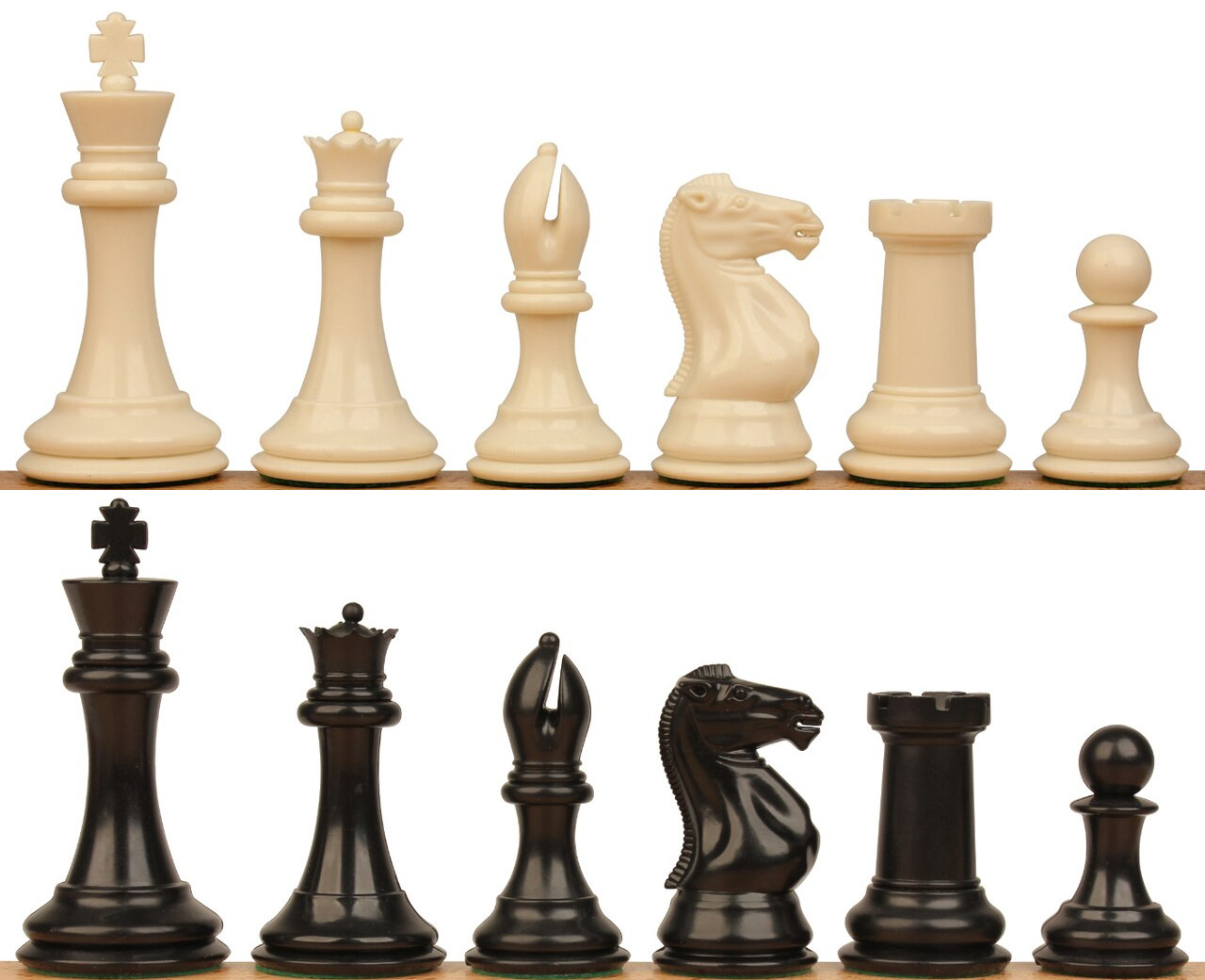 4 1/8" Fischer Series Plastic Chess Pieces ตัวหมากรุกสากลฟิชเชอร์