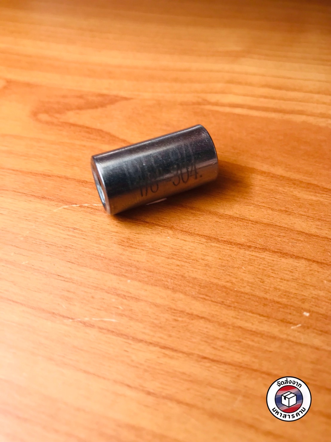 ข้อต่อตรงเกลียวใน สแตนเลส 304 ขนาด 1/8 นิ้ว(Stainless Steel 304 Female Thread Coupling 1/8 Inch)#18304