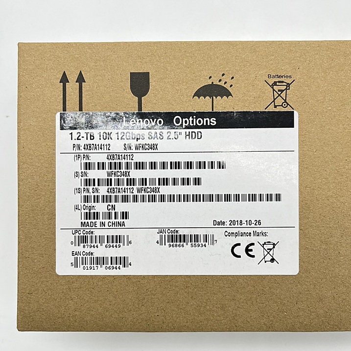 NEW Lenovo 4XB7A14112 01PG635 [TorCompTH Thailand ขาย จำหน่าย ราคา] Lenovo 1.2TB 10K 12Gb SAS 2.5in HS HDD for ThinkSystem DE Series