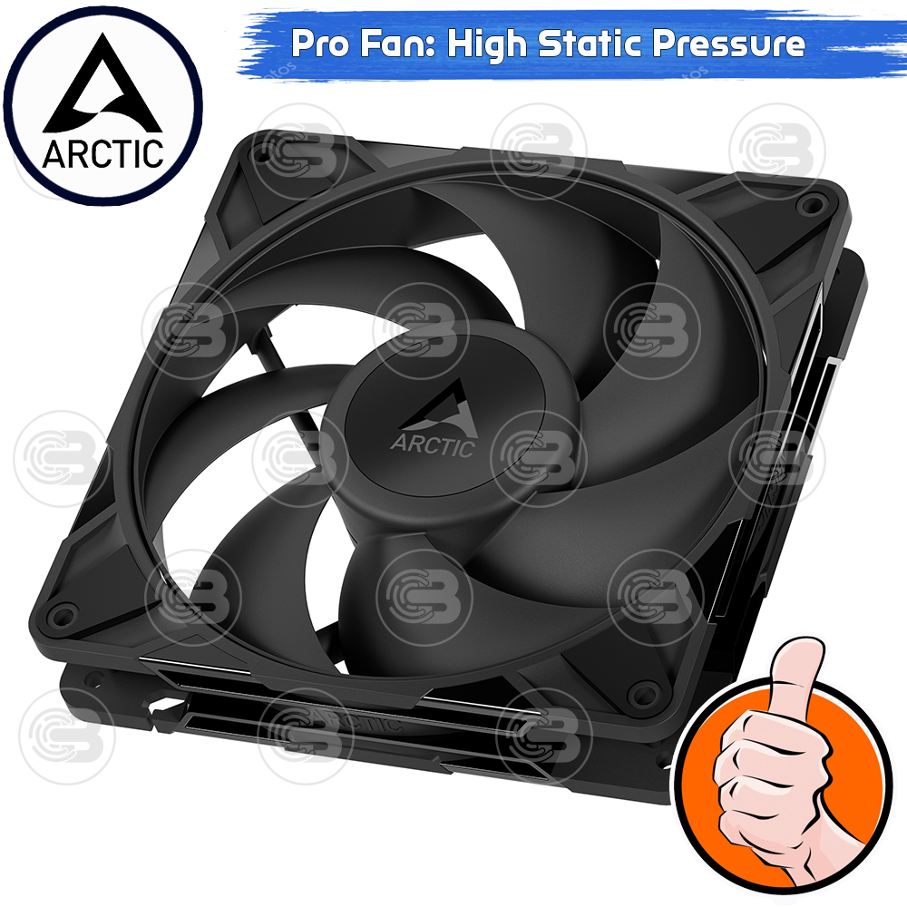 [CoolBlasterThai] ARCTIC P14 PRO PST BLACK (140 mm.) PC Fan Case ประกัน 6 ปี