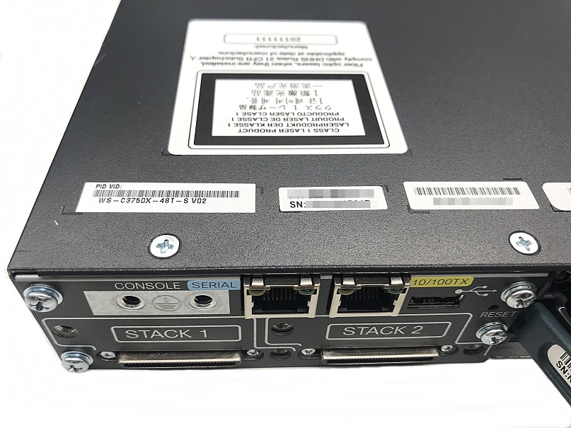 REF, Cisco Catalyst WS-C3750X-48T-S 48 10/100/1000 Ethernet ports