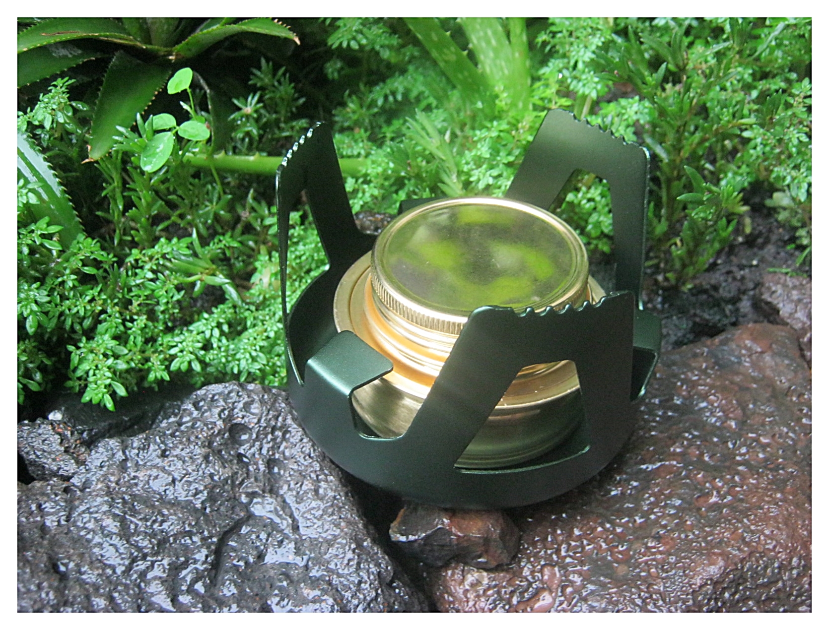 ชุดเตา แอลกอฮอล์ พร้อมขาตั้งครอบกันลม