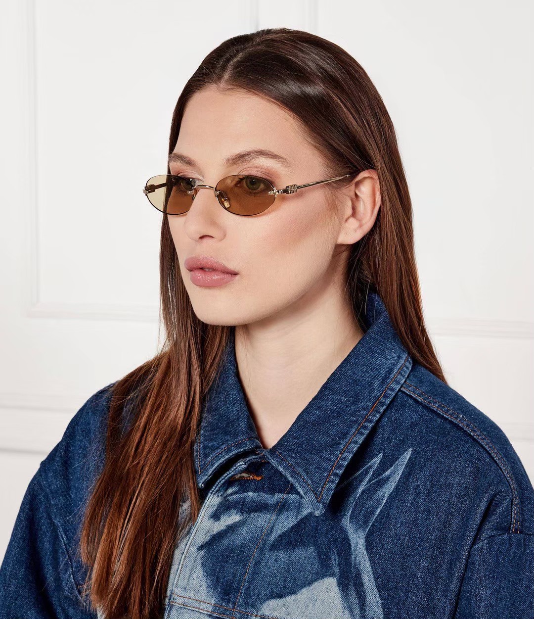 แว่นกันแดด MiuMiu Logo MU A54S