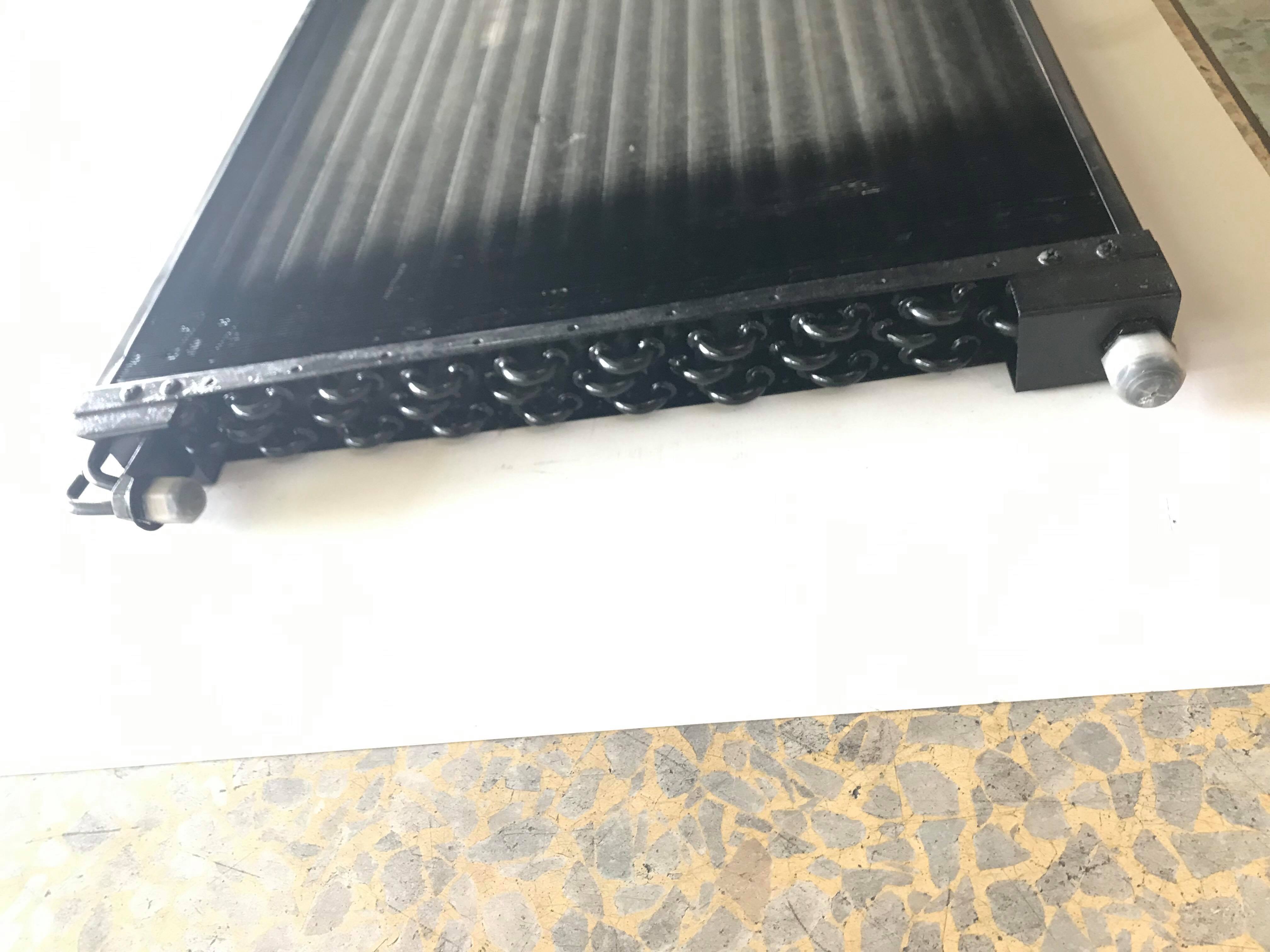 แผงแอร์ ขนาด 18x25 นิ้ว ท่อน้ำยา 3 แถว CD0044 มาพร้อมโครงพัดลม 10 นิ้ว 2 ช่อง ตะแกรงกันหิน 1 แผ่น เนื้อแผงอะลูมิเนียม ระบายความร้อนได้ดีเยี่ยม ใส่กับรถตู้หัวจรวด หรือรถตู้ทั่วไป หรืองานดัดแปลง อะไหล่ แอร์ รถยนต์ Car air conditioner spare parts