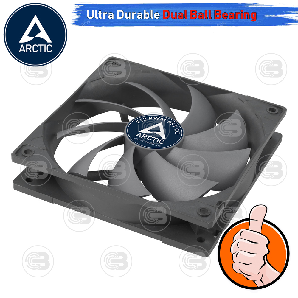 [CoolBlasterThai] ARCTIC F12 PWM PST CO (size 120 mm.) PC Fan Case ประกัน 10 ปี
