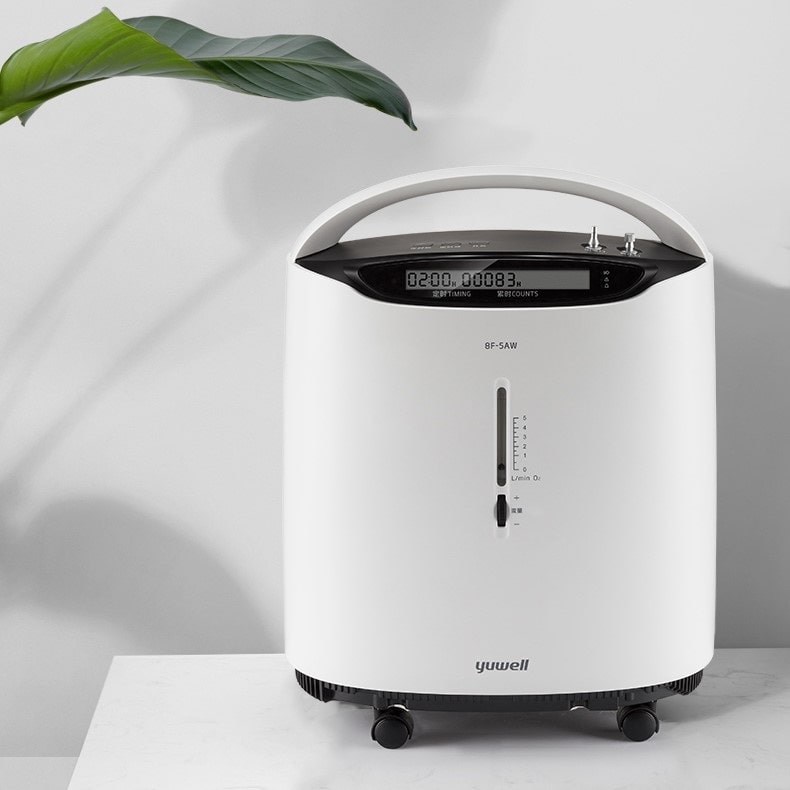 เครื่องผลิตออกซิเจน ขนาด 5 ลิตร Yuwell รุ่น 8F-5AW ประกันศูนย์ไทย 3 ปี
