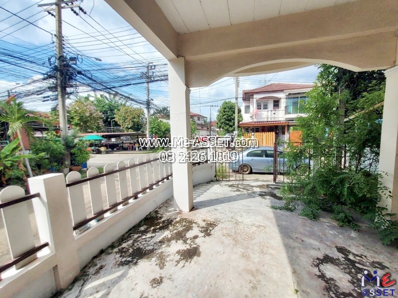 ขายทาวน์เฮ้าส์ หลังมุม ถนนเมน ย่าน วัดกู้ บ้านใหม่ บางพูด ติวานนท์ ปากเกร็ด : ม.เปี่ยมสุข : 2 ชั้น 21.8 ตร.วา