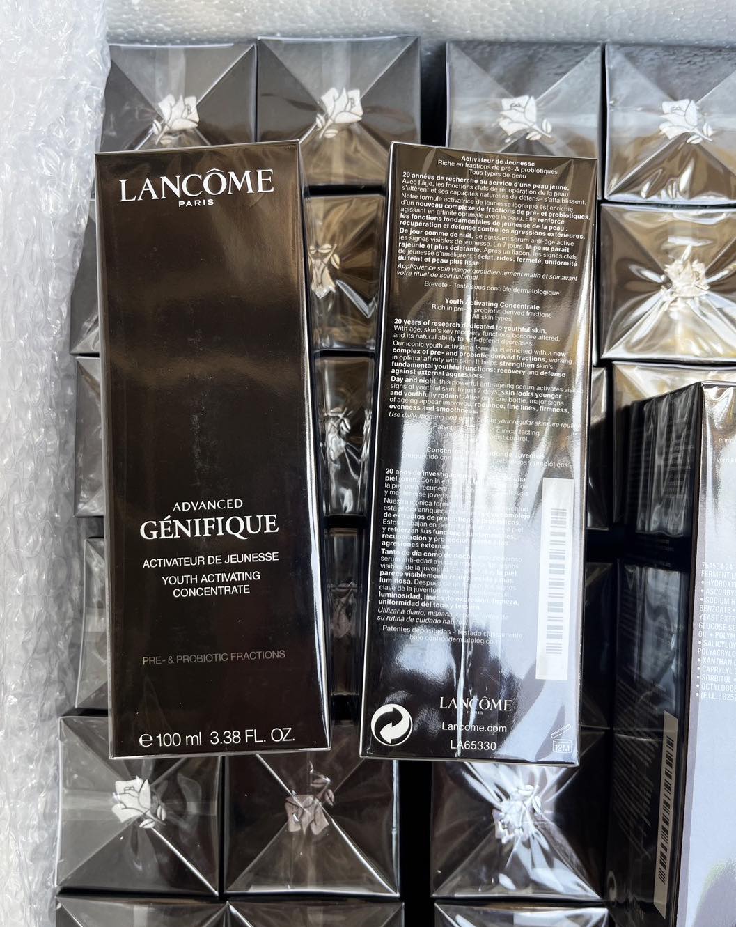 (1กล่อง) Lancome Advanced Genifique Youth Activating Serum ขนาด 100ml. #แยกจากแพ็คคู่ เซรั่มบำรุงผิวสูตรเข้มข้น
