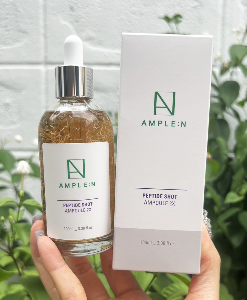 Ample N Peptide Shot Ampoule 2เท่า 100ml. สูตรใหม่เซรั่มสูตรเปปไทด์ 2 เท่า