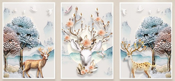 Reindeer (ชุด)(พิมพ์ลาย)