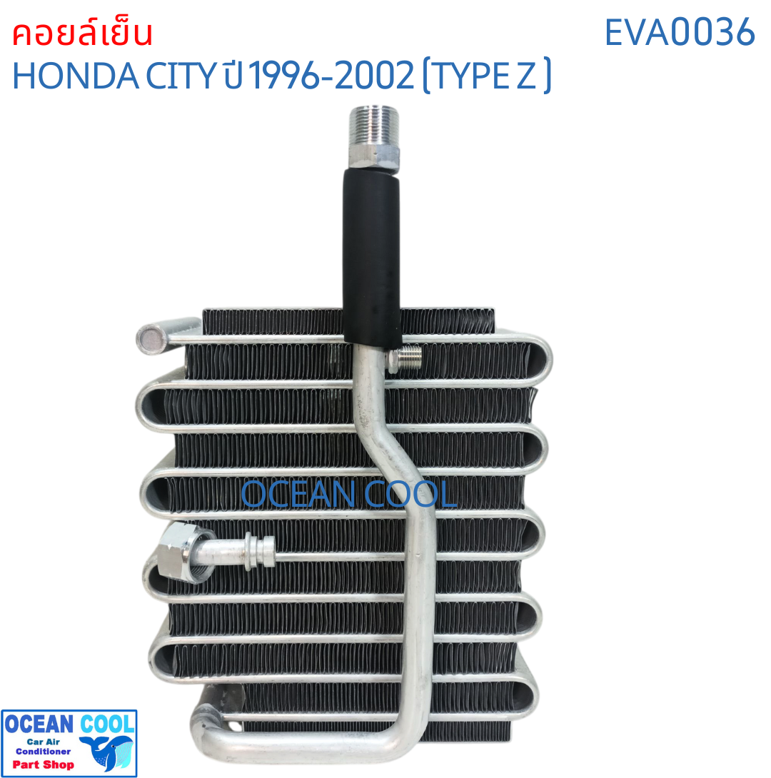 คอยล์เย็น ซิตี้ 1996 - 2002 EVA0036 Evaporator HONDA CITY ตู้แอร์ คอยเย็น ฮอนด้า ซิตี๊ พ.ศ. 2539 ถึง 2545 อะไหล่ แอร์ รถยนต์