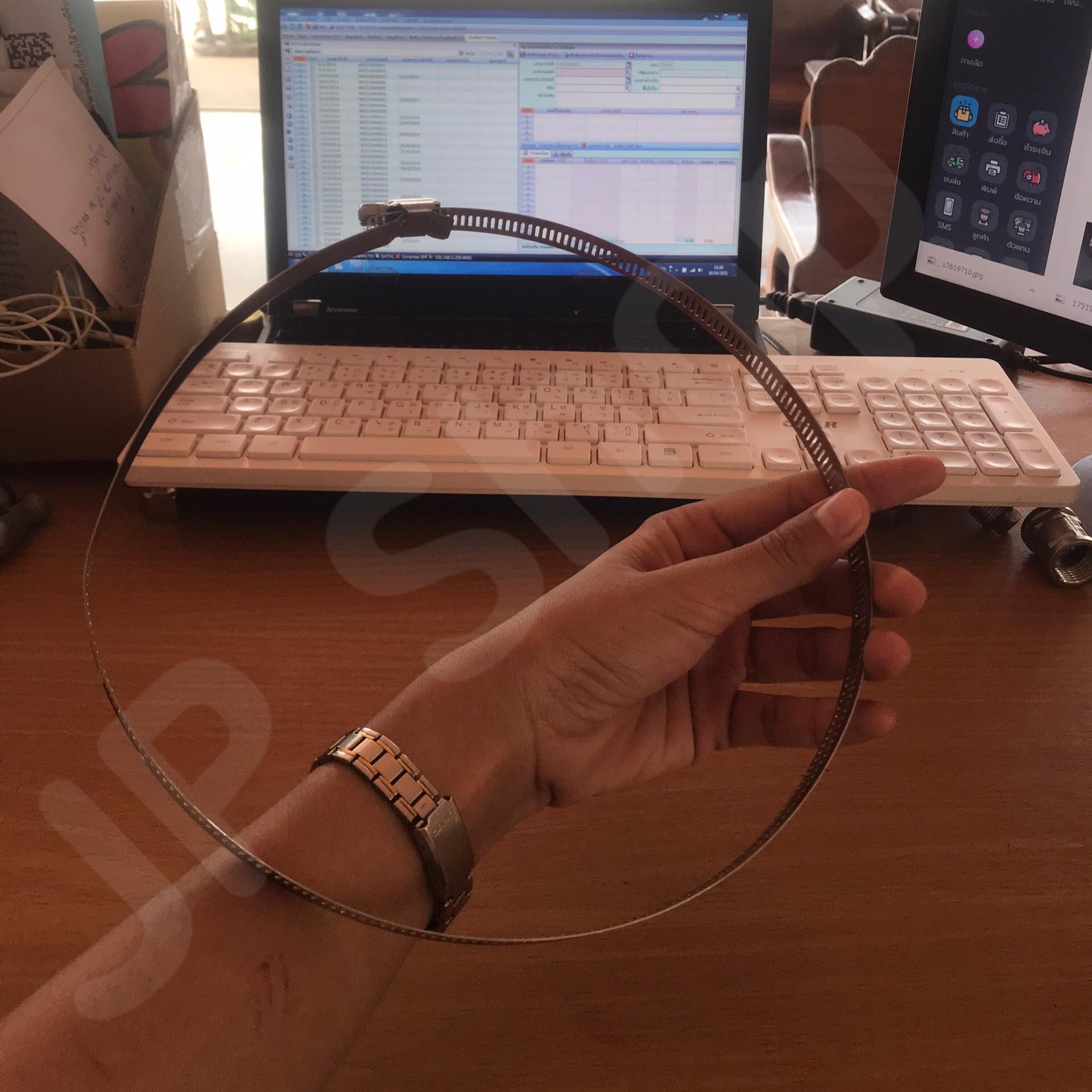 ปลอกรัด 194-216 (12 มม.) แคลมป์รัดท่อสแตนเลส 304 #194216