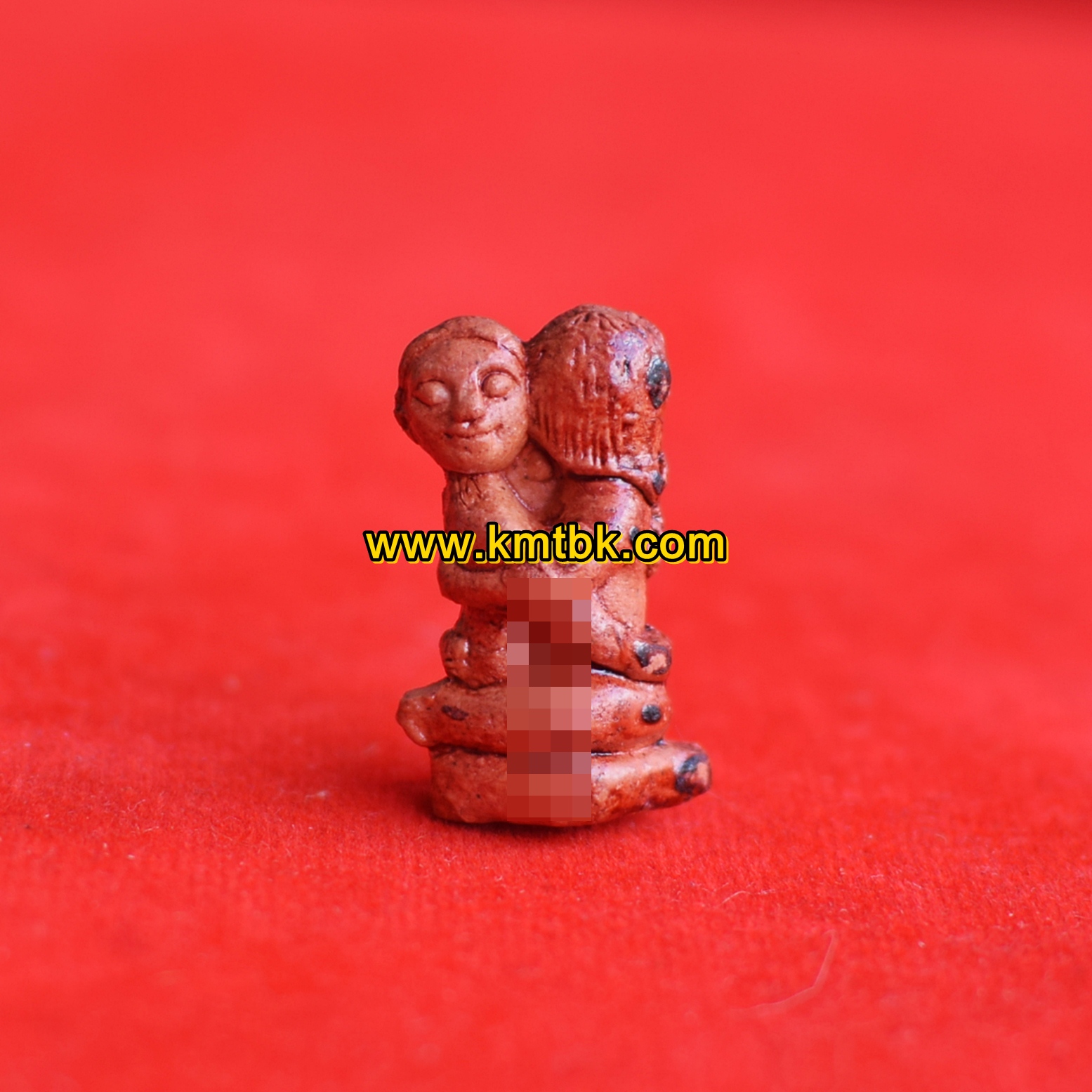อิ้นคู่พลอดรัก มหาเสน่ห์ หลวงพ่อกอย วัดเขาดินใต้ ขนาดพกพา รุ่นแรก ปี2551