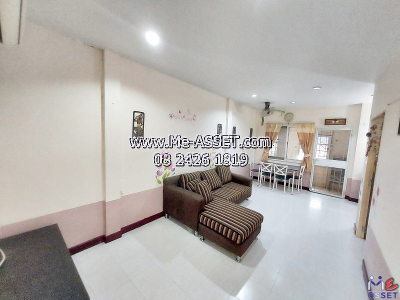 ขายถูกทาวน์โฮมต้นโครงการ ย่าน ซอยวัดท่าเกวียน เลียบคลองพระอุดม คลองบางไผ่ วัดทองสะอาด ลาดหลุมแก้ว : ม.บ้านสวนธนาการ์เด้น : 1 ชั้น 19.5 ตร.วา