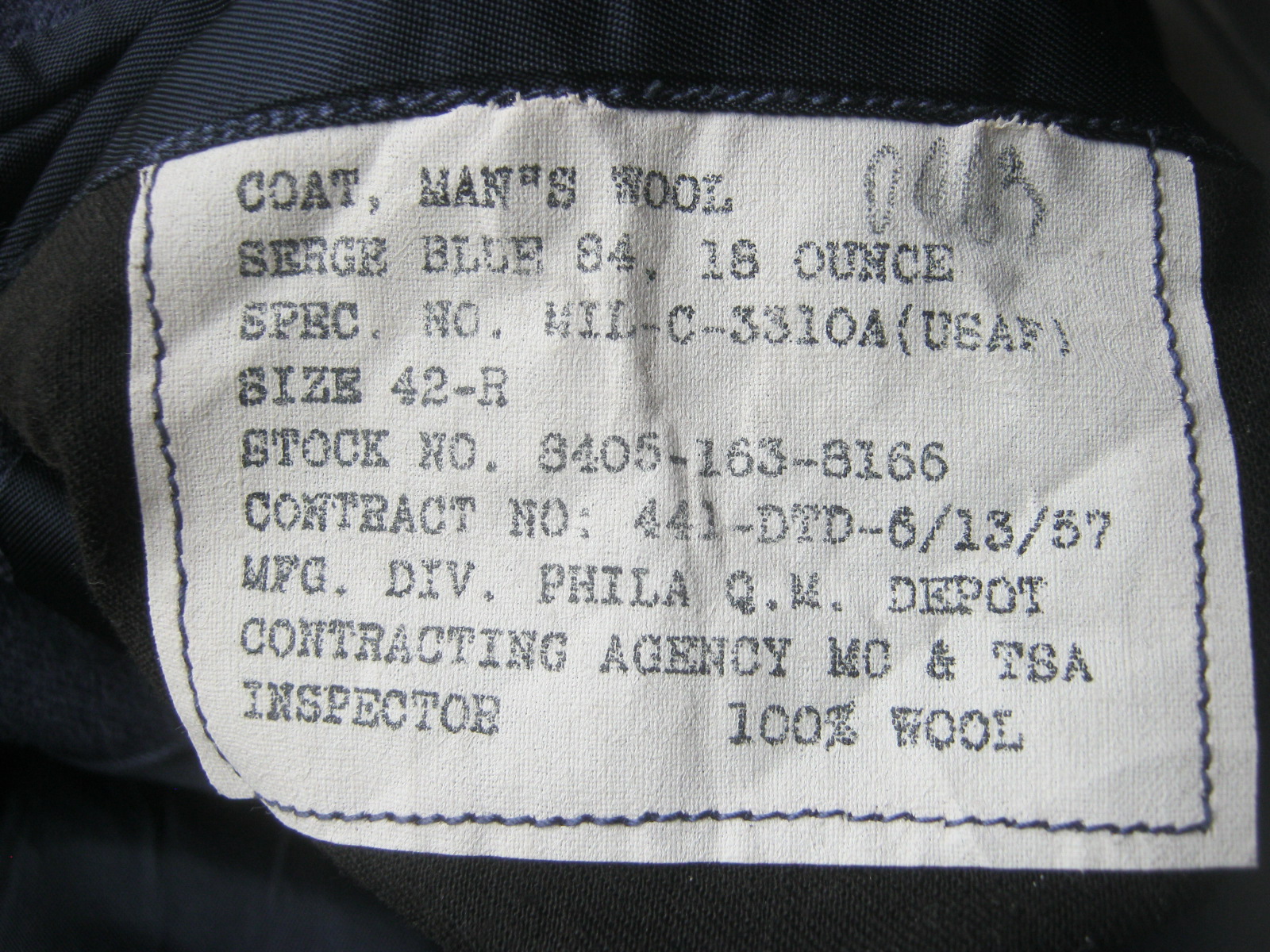 เสื้อสูททหารอากาศ สหรัฐ 1957