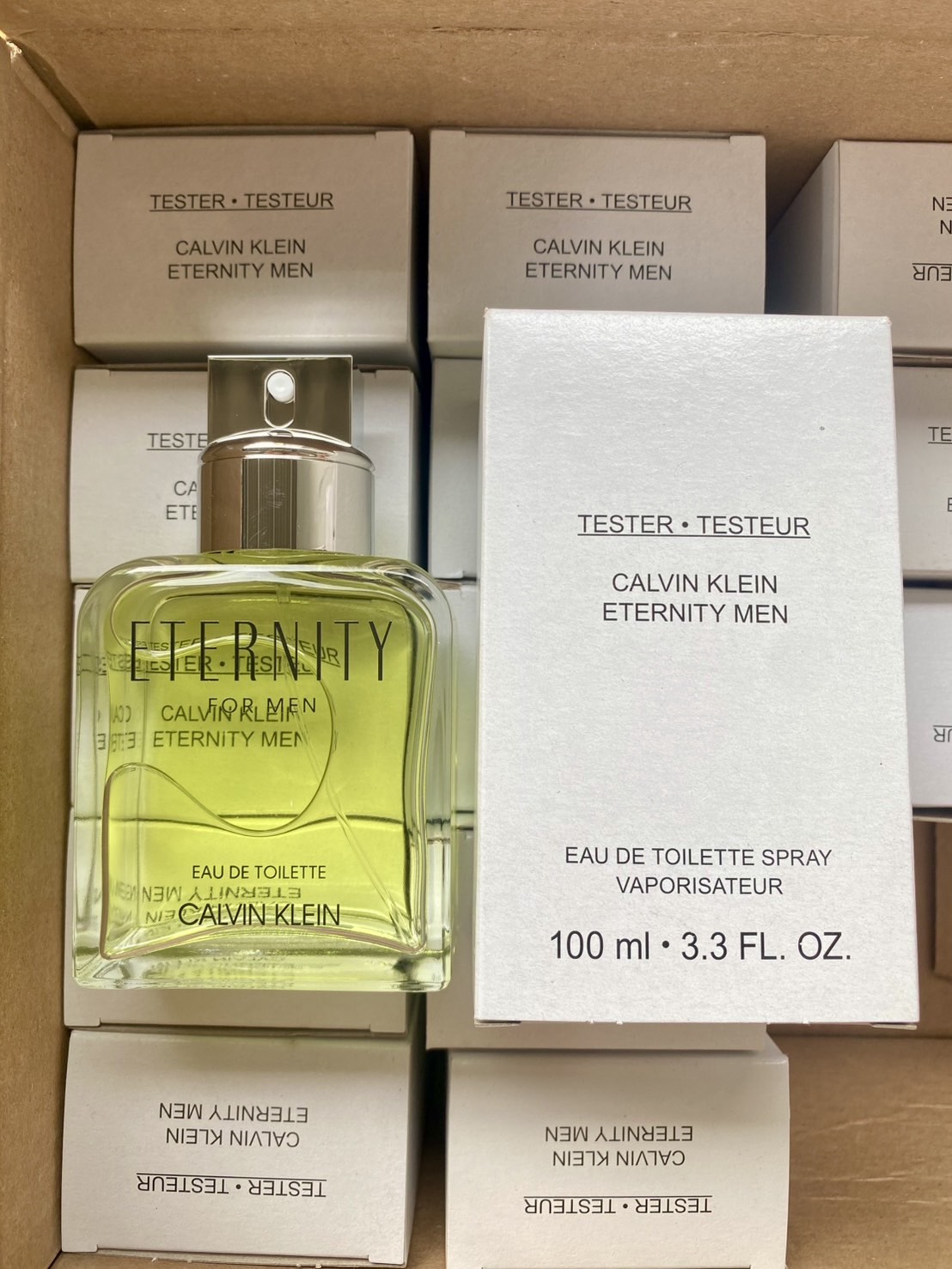Calvin Klein Eternity For Men Eau De Toilette 100ml. [กล่อง/Tester] ของแท้