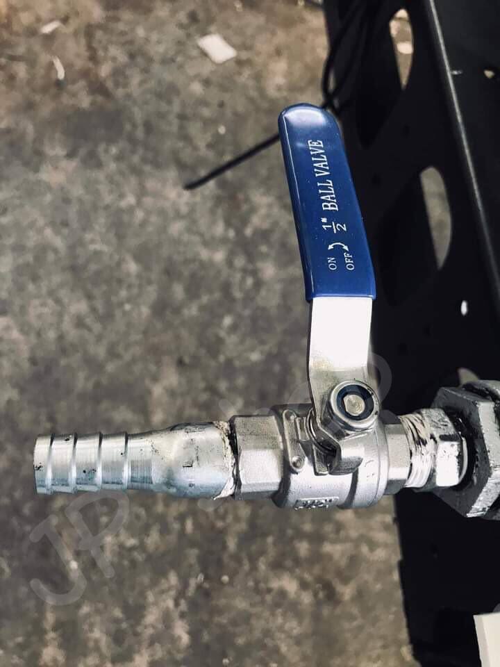 บอลวาล์ว ขนาด 1/2 (4หุน) สแตนเลส304 NPT #001840