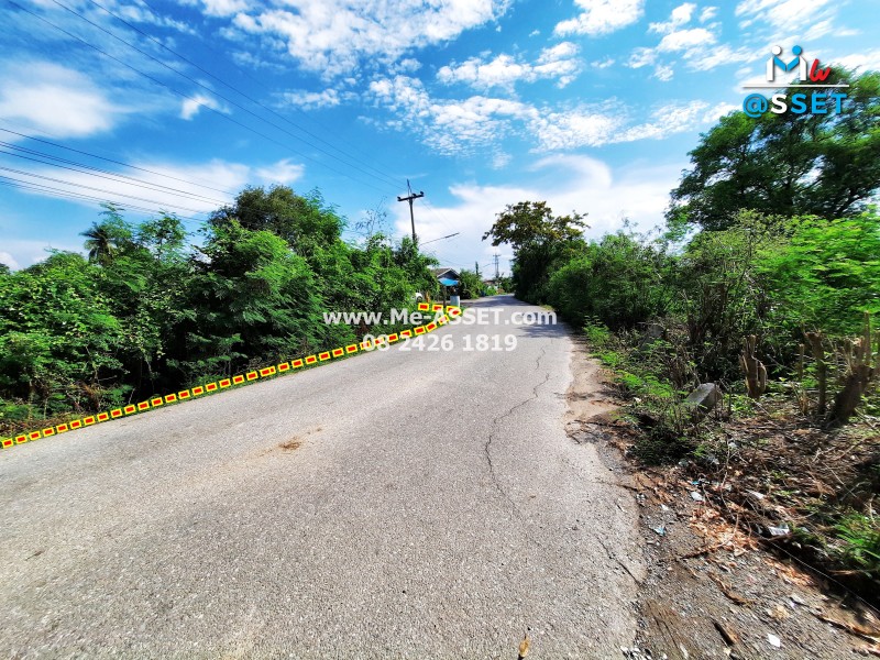 ขายที่ดินเปล่า ติดคลองบางแก้ว ย่าน พะเนียด ห้วยตะโก นครชัยศรี นครปฐม : 2-3-43 ไร่