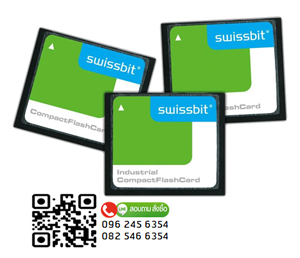 SWISSBIT, SFCF064GH1AF4TO-C-LT-52P-STD, 64GB ,Industrial Compact Flash Card,CF Card, C-56 ,PSLC, 0 C to + 70 C