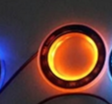 ไฟรูกุญแจ สีส้ม EVEREST 2015-2021