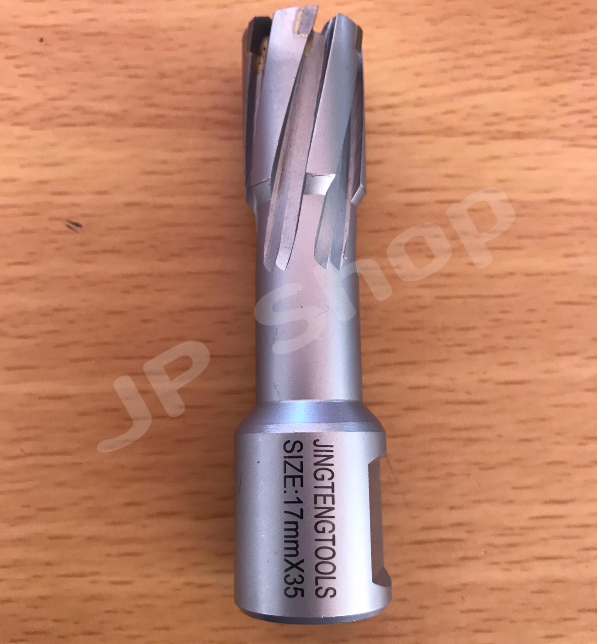 ดอกสว่านเจ็ทบอส แบบโฮลซอว์คาร์ไบสำหรับเจาะเหล็กหนา ด้วยสว่านแม่เหล็กไฟฟ้า ขนาด17*35 มม. #1735