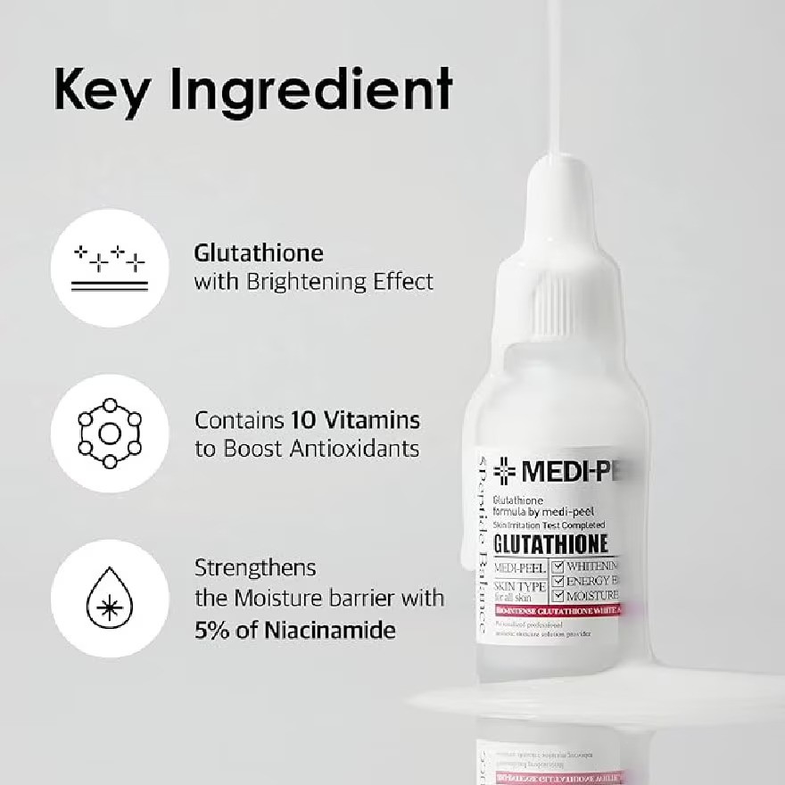 Medi-Peel Bio Intense Gluthione 600 White Ampoule 30ml. เซรั่มเปปไทด์