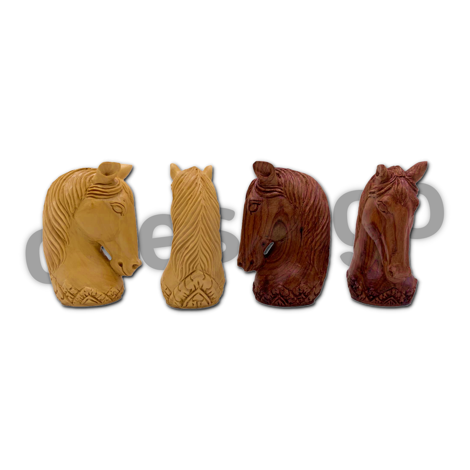 ตัวหมากรุกไทยไม้เนื้อแข็ง รุ่น Platinum set B