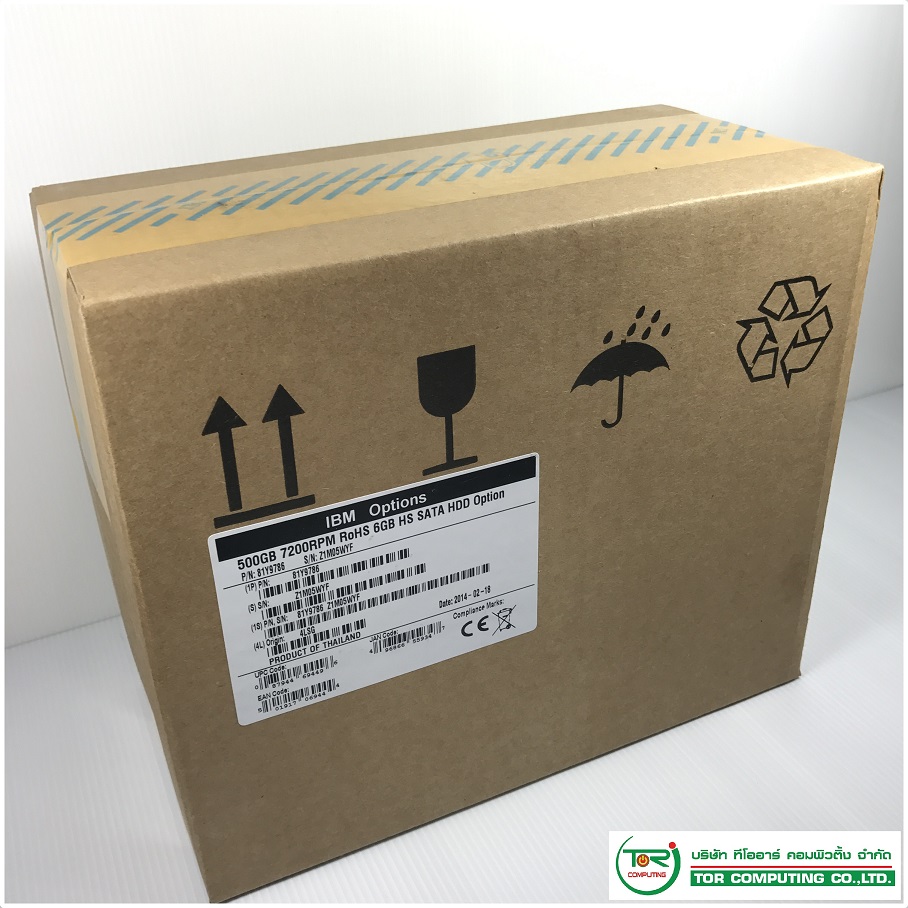 IBM 81Y9787 [TorCompTH Thailand ขาย จำหน่าย ราคา] IBM 500GB 7.2K 6G NL SATA 3.5IN G2HS HDD