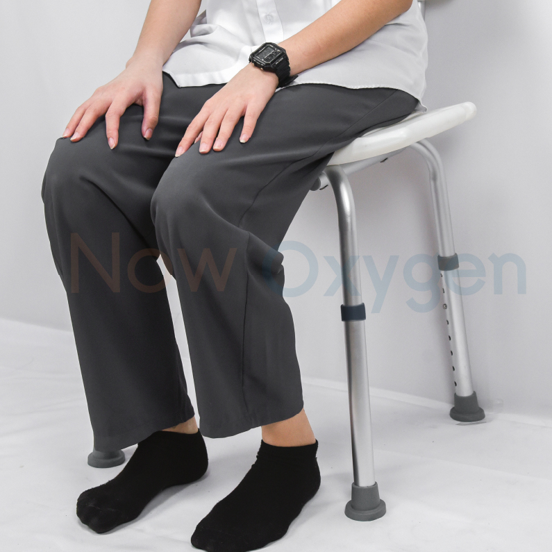 เก้าอี้อาบน้ำแบบมีพนักพิงหลัง