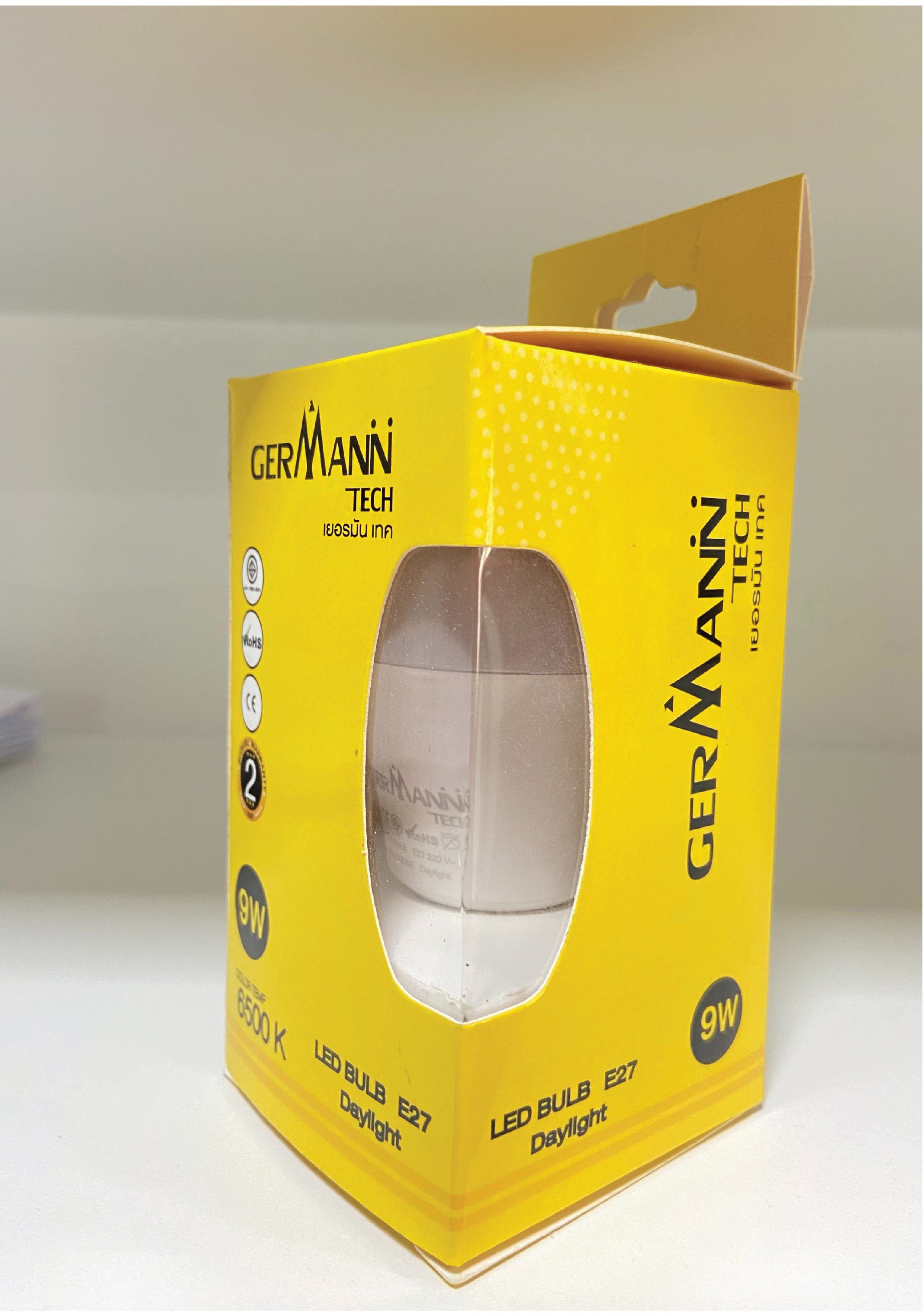 หลอดไฟ GERMANN TECH E27 9W