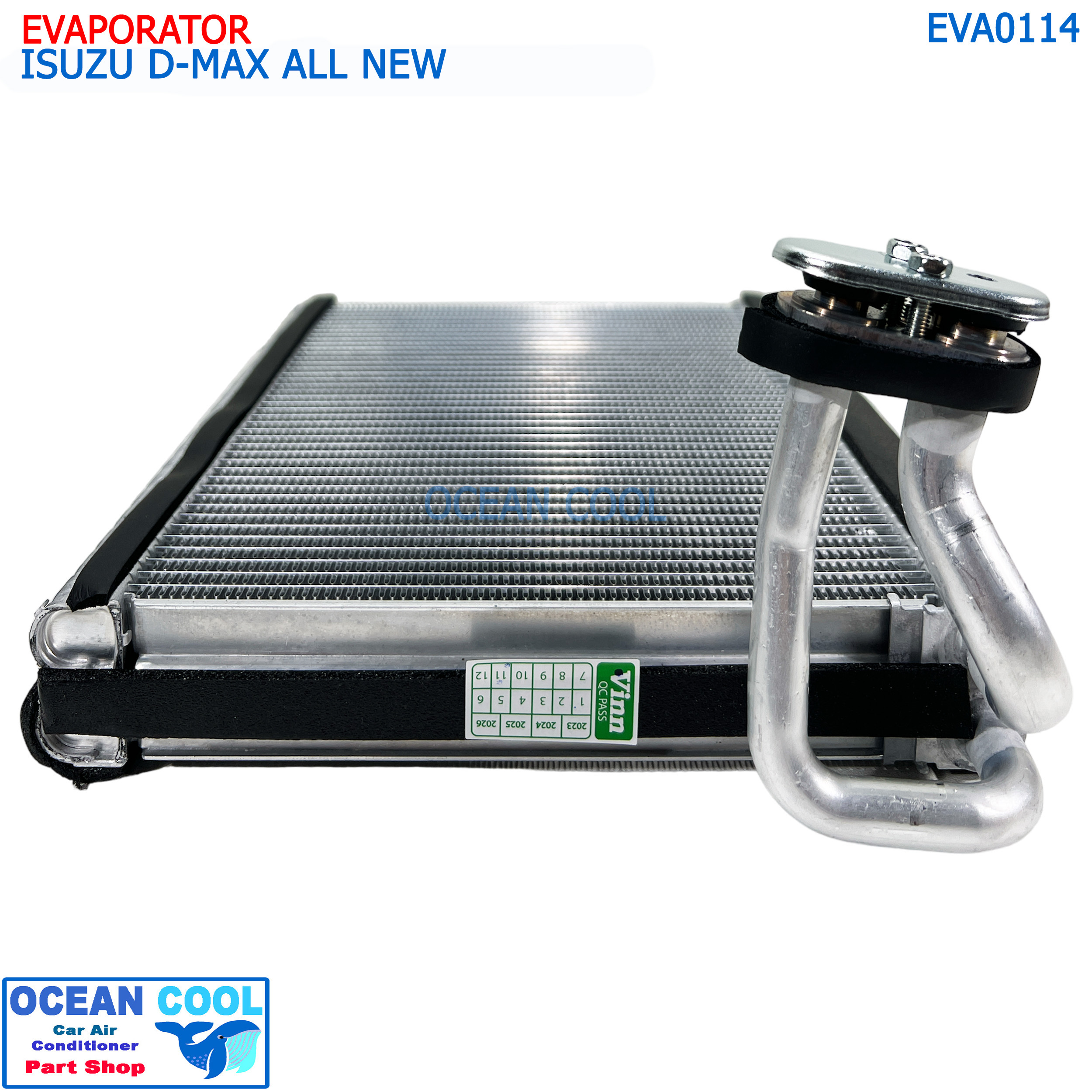 คอยล์เย็น ดีแม็ก 2011 - 2018 , เชฟโรเล็ต โคโลราโด้ 2011 , เทรลเบลเซอร์ 2012 EVA0114 Evaporator ISUZU D-MAX , Chevrolet COLORADO 2011, Trailblazer 2012 ตู้แอร์ คอยเย็น