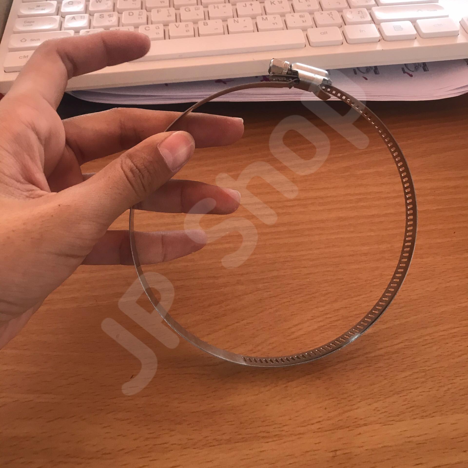 ปลอกรัด 105-127 (12 มม.) แคลมป์รัดท่อสแตนเลส 304 #105127