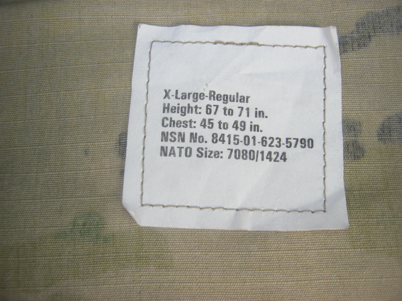 เสื้อทหารสหรัฐ ลาย Operational Camouflage Pattern (OCP),